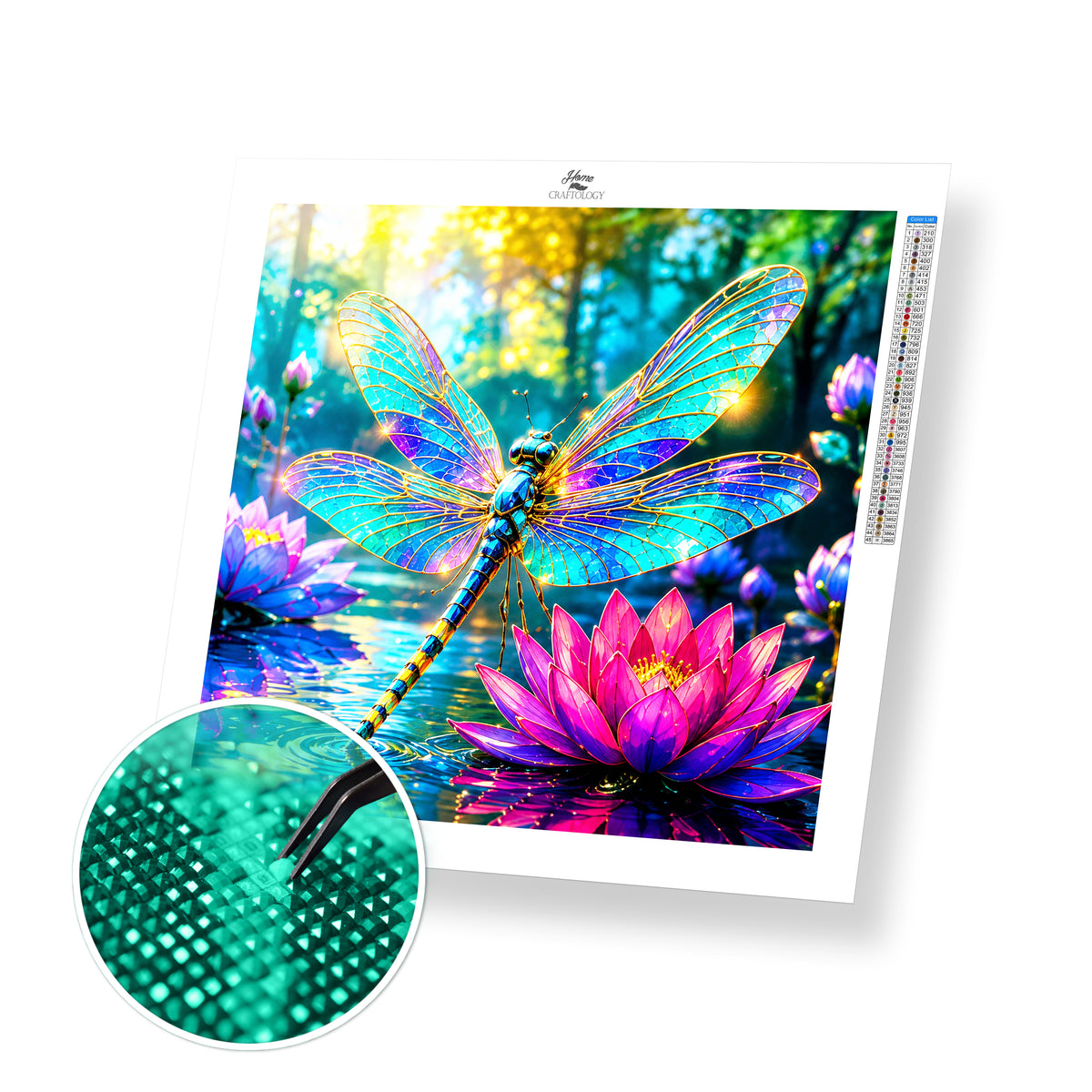 Mystic Dragonfly - Time Limited Exclusive Diamond Painting Kit