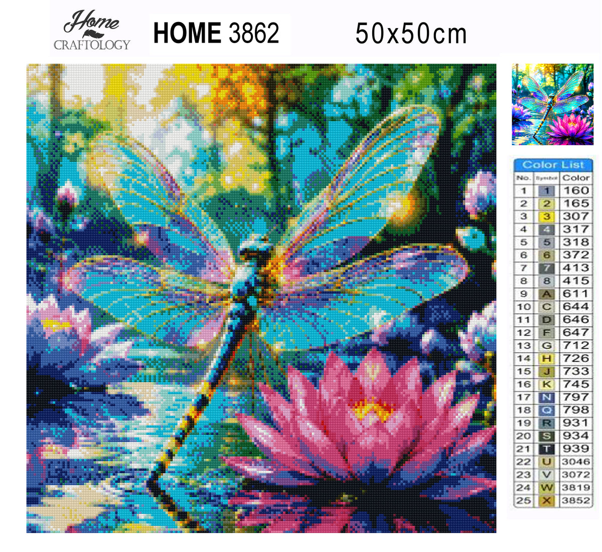 Mystic Dragonfly - Time Limited Exclusive Diamond Painting Kit