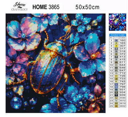 Sapphire Bettle - Time Limited Exclusive Diamond Painting Kit