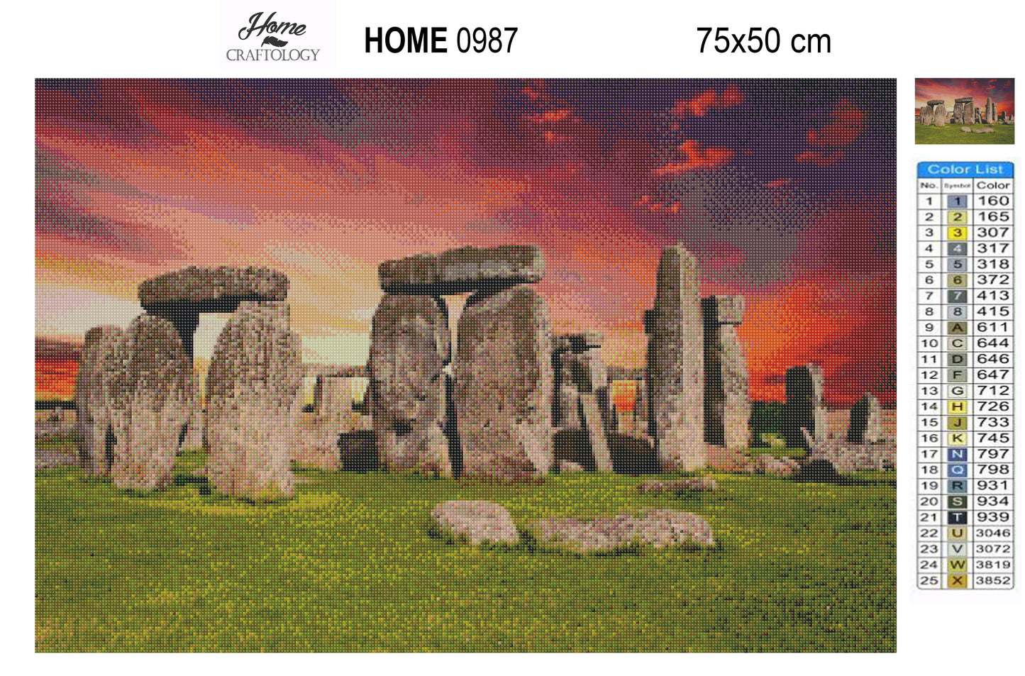 Stonehenge - Premium Diamond Painting Kit