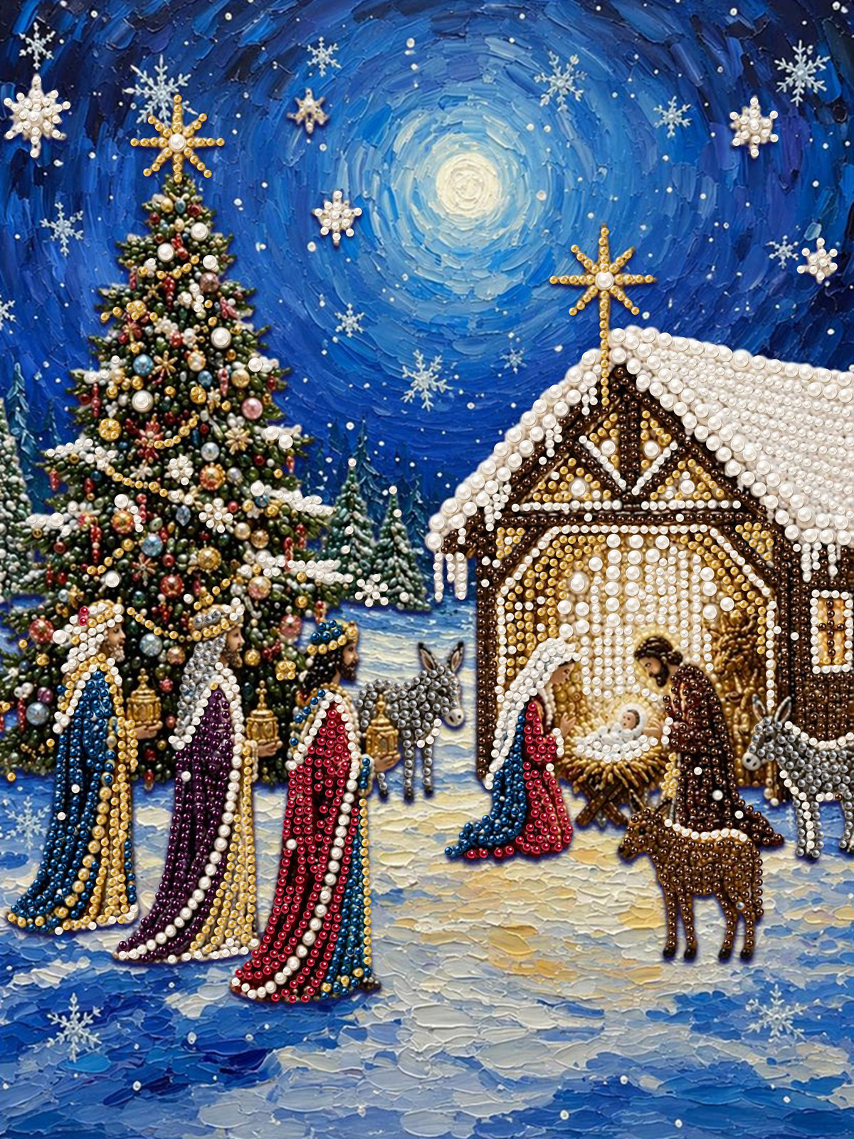 Nativity - Pearl Diamond Painting Kit