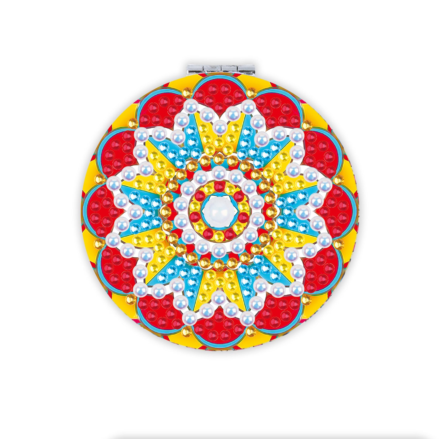 Sun Mandala - Diamond Painting Compact Mirror