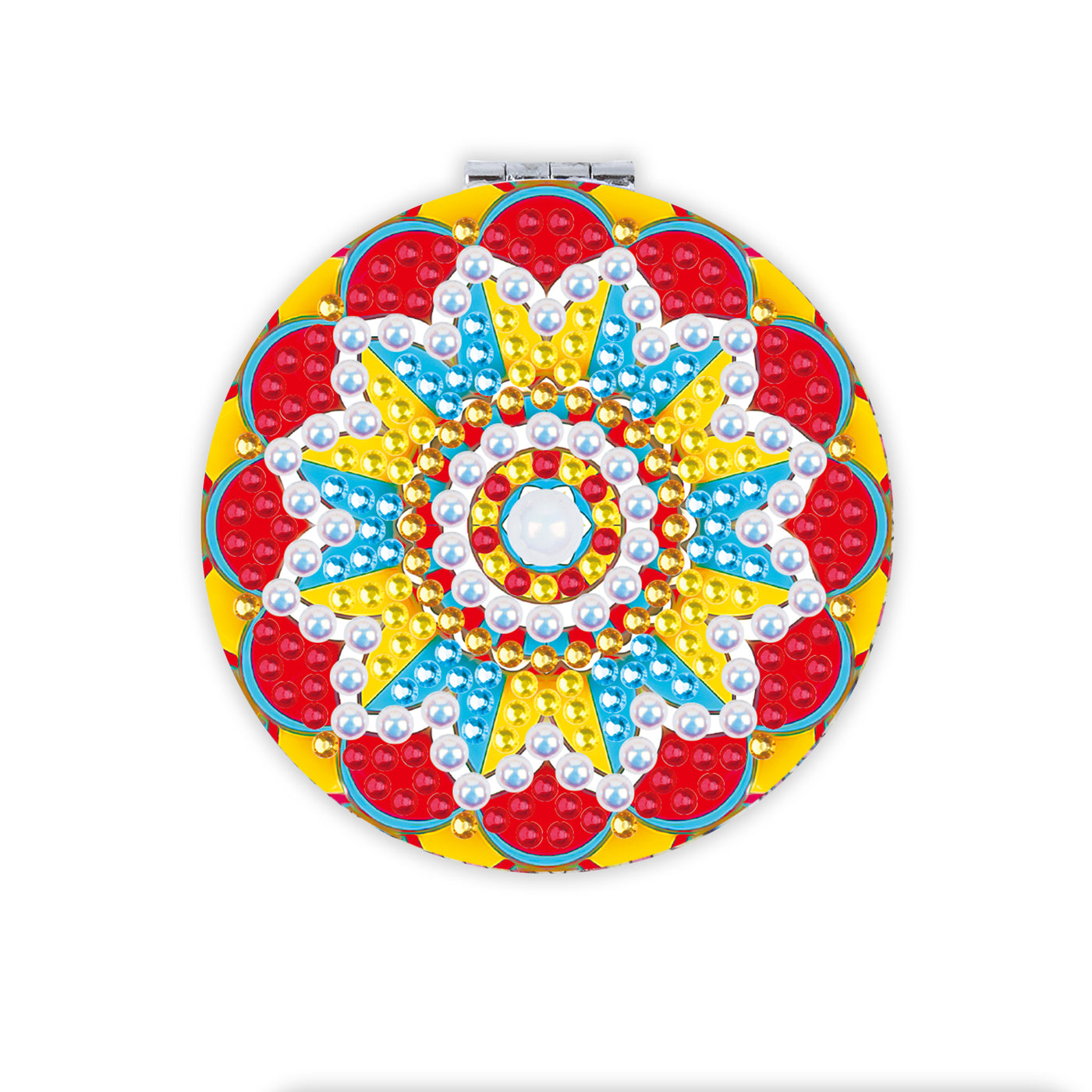 Sun Mandala - Diamond Painting Compact Mirror