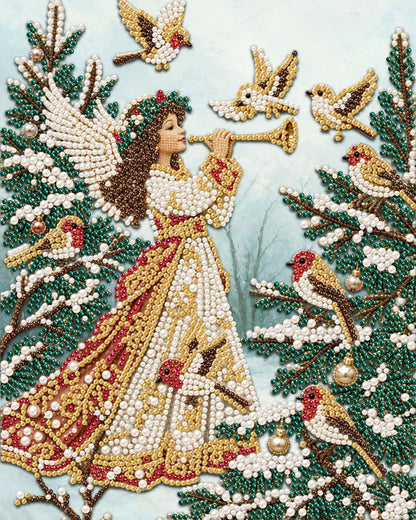Singing Angel - Pearl Diamond Painting Kit