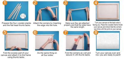 DIY Wooden Frame Ready for Assembly