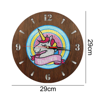 New! Unicorn - Diamond Painting Clock