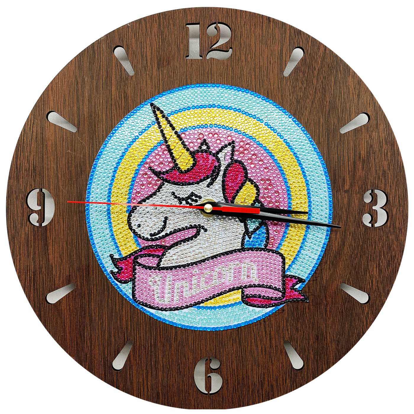 New! Unicorn - Diamond Painting Clock