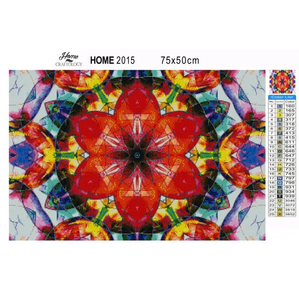 Abstract Stained Glass - Premium Diamond Painting Kit - Diamond Painting Kit