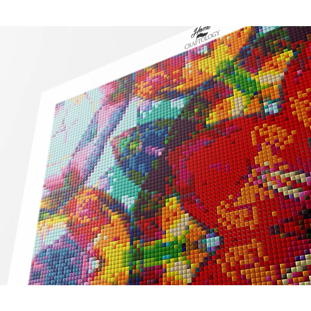 Abstract Stained Glass - Premium Diamond Painting Kit - Diamond Painting Kit