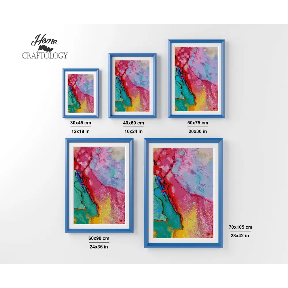Abstract Watercolor Painting - Premium Diamond Painting Kit - Diamond Painting Kit