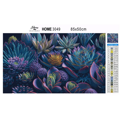 Amazing Succulents - Premium Diamond Painting Kit - Diamond Painting Kit