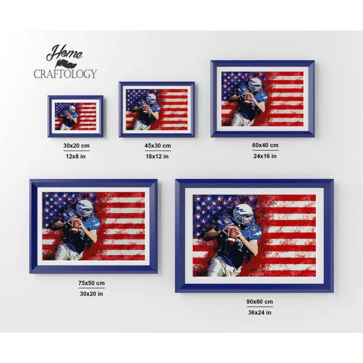 American Football - Premium Diamond Painting Kit - Diamond Painting Kit