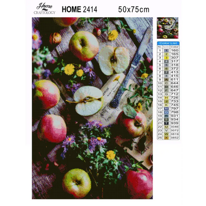 Apples - Premium Diamond Painting Kit - Diamond Painting Kit