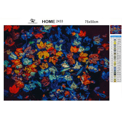 Autumn Leaves in Water - Premium Diamond Painting Kit - Diamond Painting Kit