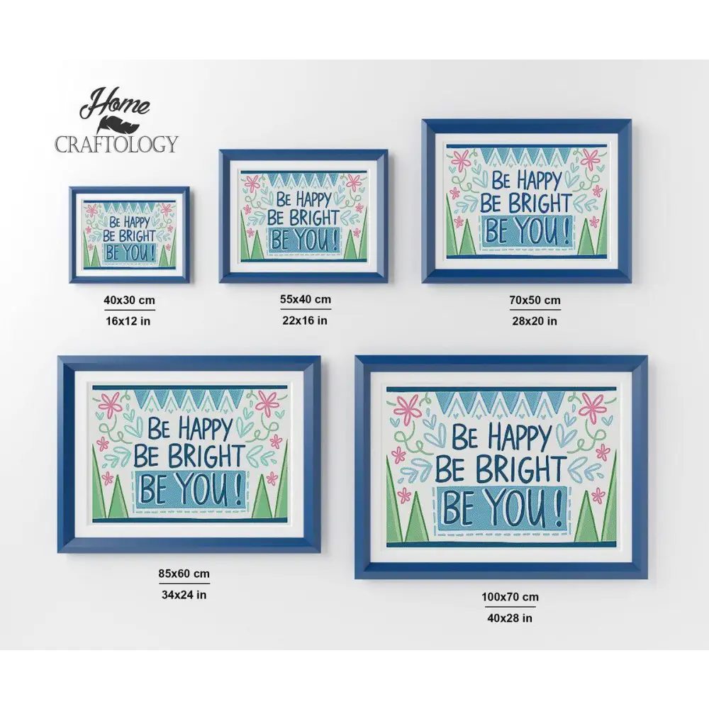 Be Happy - Premium Diamond Painting Kit - Diamond Painting Kit