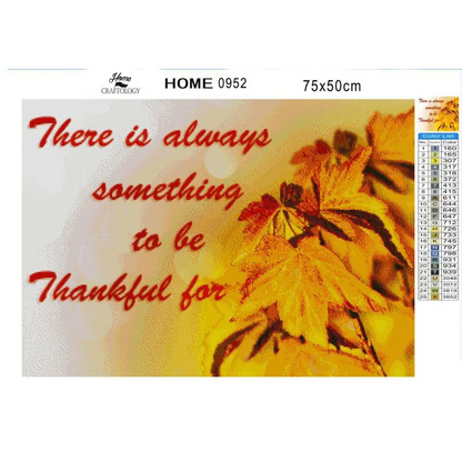 Be Thankful - Diamond Painting Kit - Home Craftology
