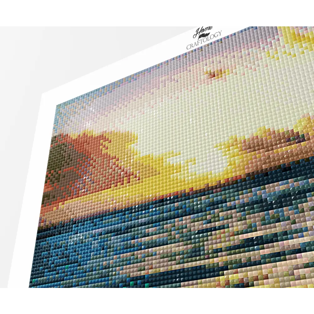 Beach and Sunset - Premium Diamond Painting Kit - Diamond Painting Kit