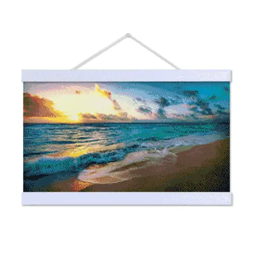 Beach and Sunset - Premium Diamond Painting Kit - Diamond Painting Kit