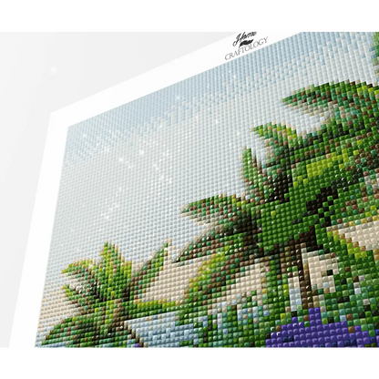 Beach House - Premium Diamond Painting Kit - Diamond Painting Kit