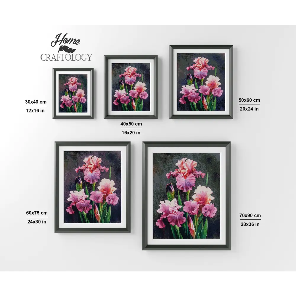 Beautiful Flowers - Premium Diamond Painting Kit - Diamond Painting Kit