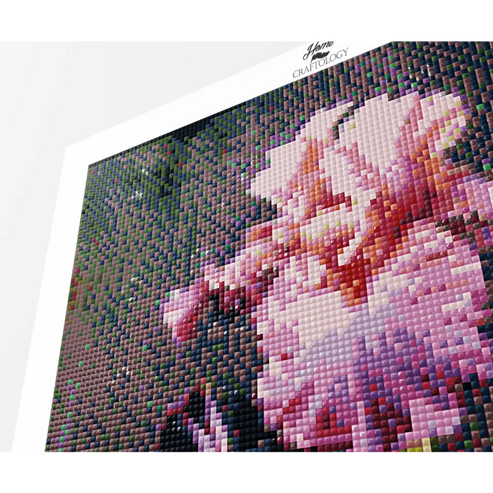 Beautiful Flowers - Premium Diamond Painting Kit - Diamond Painting Kit