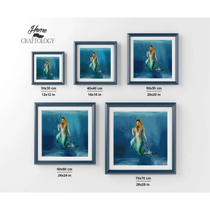 Beautiful Mermaid - Premium Diamond Painting Kit - Diamond Painting Kit