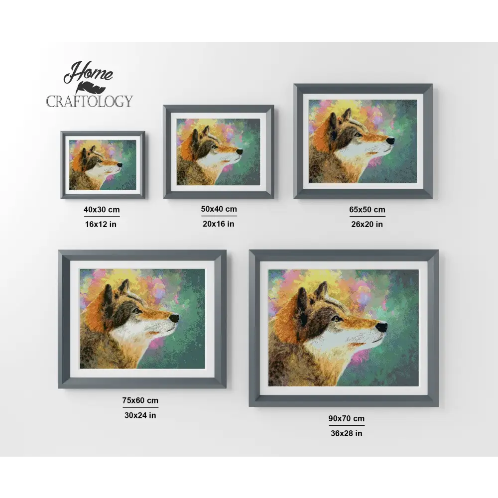 Beautiful Wolf Poster - Premium Diamond Painting Kit - Diamond Painting Kit