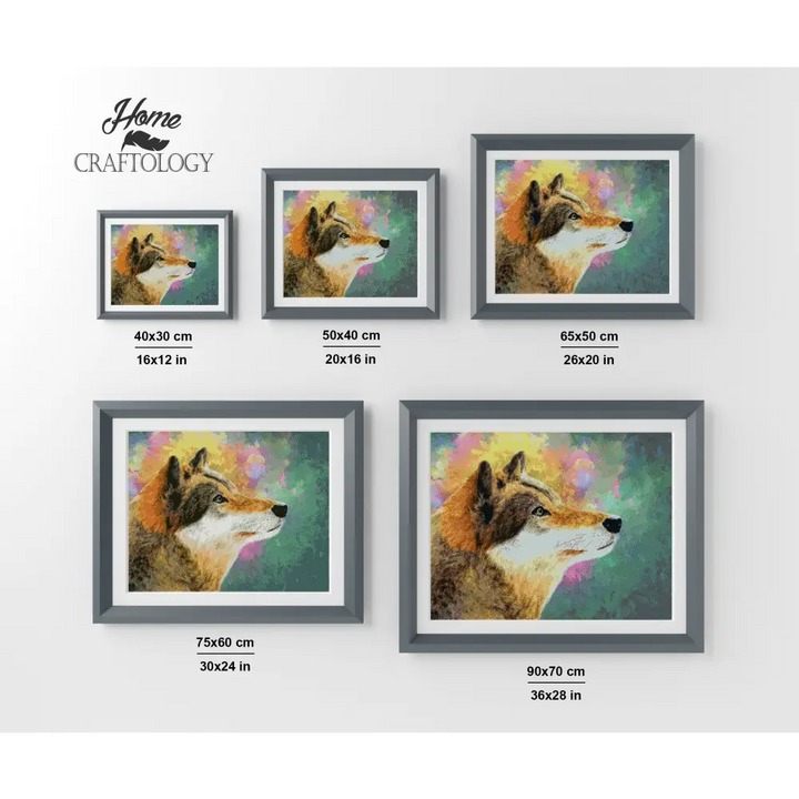 Beautiful Wolf Poster - Premium Diamond Painting Kit - Diamond Painting Kit