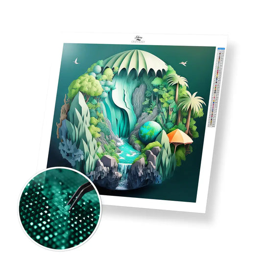 Beauty of Nature - Premium Diamond Painting Kit - 30x30cm / 12x12’’ / Square (Most Popular) - Diamond Painting Kit