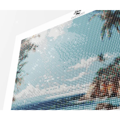 Best Beach View - Exclusive Premium Diamond Painting Kit - Diamond Painting Kit