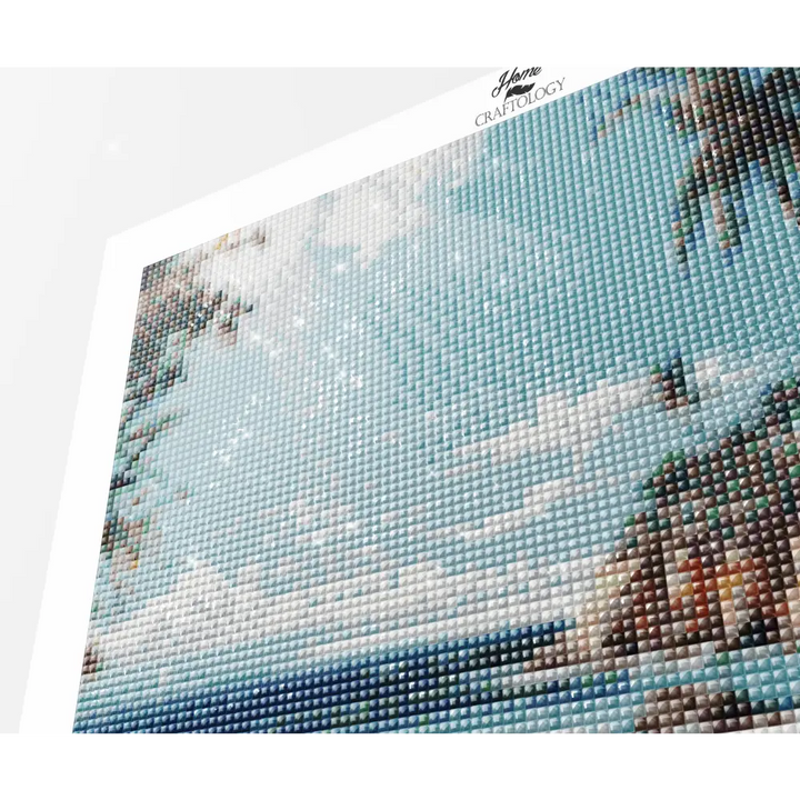 Best Beach View - Exclusive Premium Diamond Painting Kit - Diamond Painting Kit