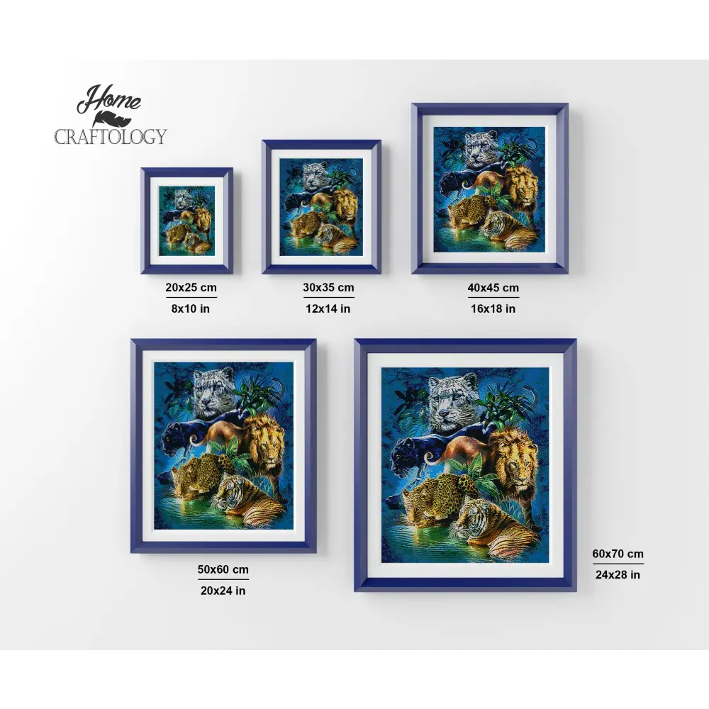Big Cats - Premium Diamond Painting Kit - Diamond Painting Kit
