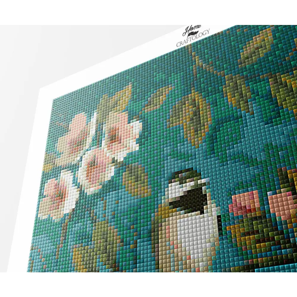 Birds and Blossoms - Exclusive Premium Diamond Painting Kit - Diamond Painting Kit