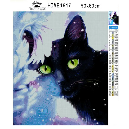 Black Cat - Exclusive Premium Diamond Painting Kit - Diamond Painting Kit
