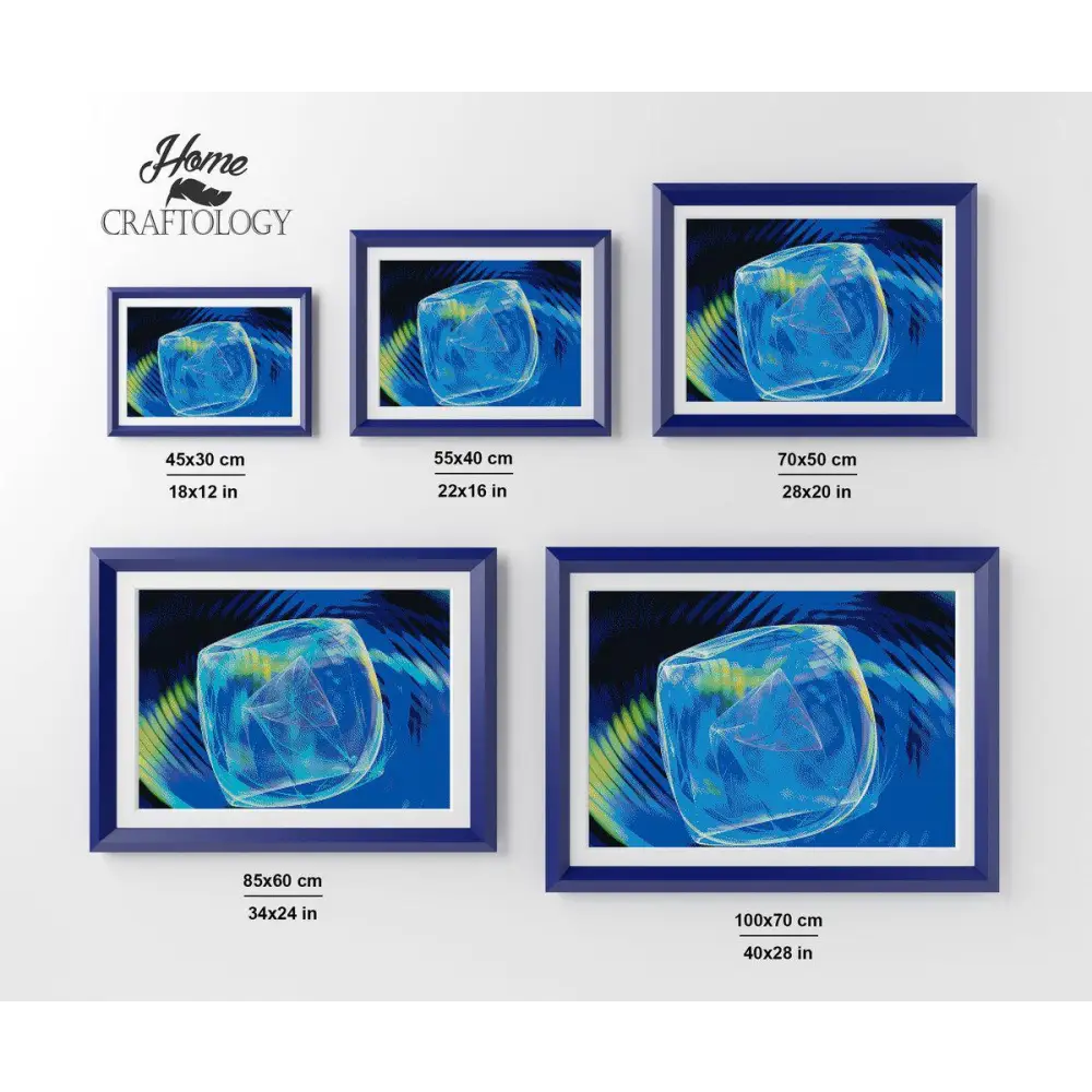Blue Crystal - Premium Diamond Painting Kit - Diamond Painting Kit