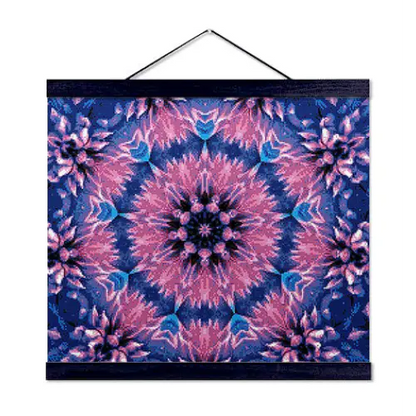 Blue Orchid Mandala - Exclusive Premium Diamond Painting Kit - Diamond Painting Kit