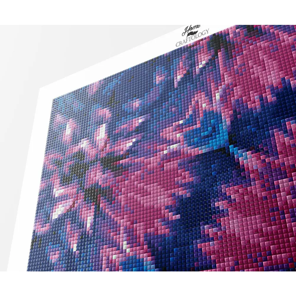 Blue Orchid Mandala - Exclusive Premium Diamond Painting Kit - Diamond Painting Kit