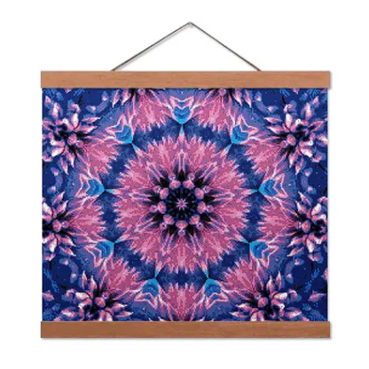 Blue Orchid Mandala - Exclusive Premium Diamond Painting Kit - Diamond Painting Kit