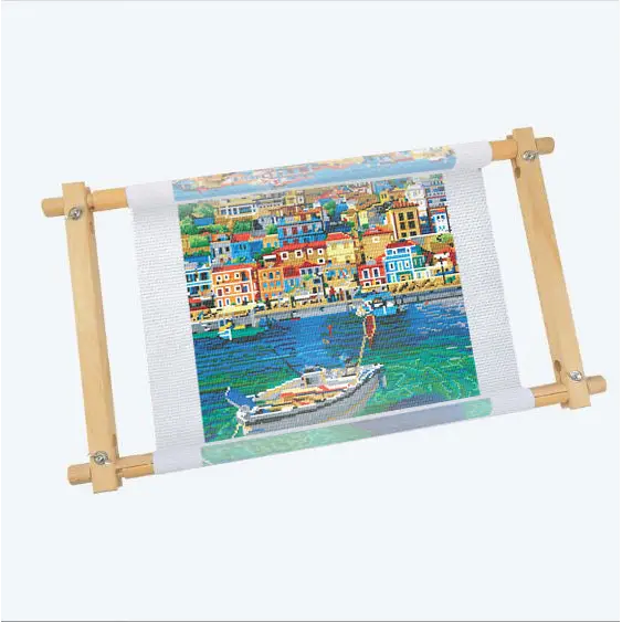 Boat on the Water Kit - Cross Stitch - With Frame - Cross Stitch Kit