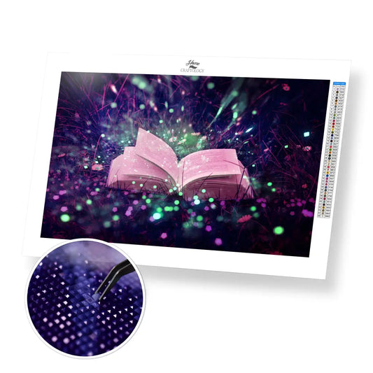 Book of Wonders - Premium Diamond Painting Kit - 45x30cm / 18x12’’ / Square (Most Popular) - Diamond Painting Kit