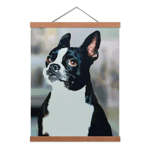 Boston Terrier - Exclusive Premium Diamond Painting Kit - Diamond Painting Kit