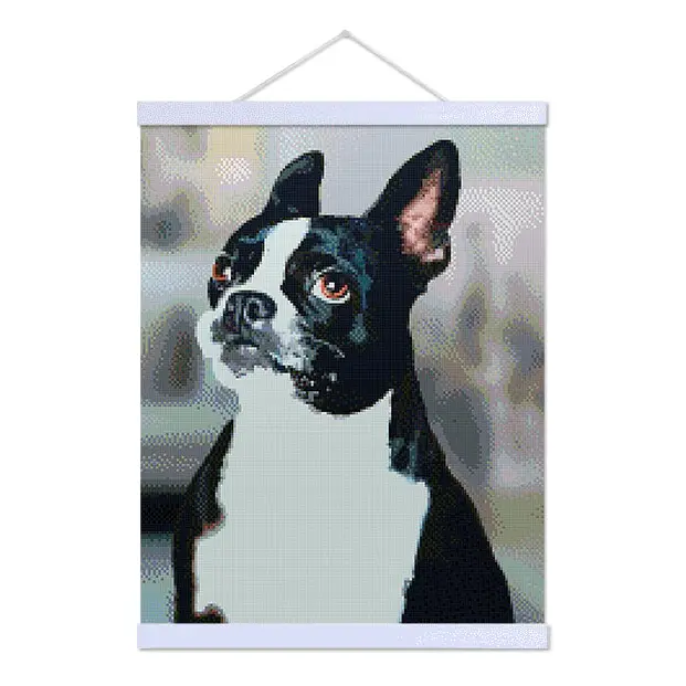 Boston Terrier - Exclusive Premium Diamond Painting Kit - Diamond Painting Kit