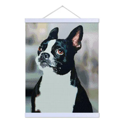 Boston Terrier - Exclusive Premium Diamond Painting Kit - Diamond Painting Kit