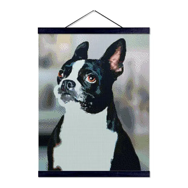 Boston Terrier - Exclusive Premium Diamond Painting Kit - Diamond Painting Kit