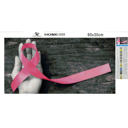 Breast Cancer Ribbon - Diamond Painting Kit - Home Craftology