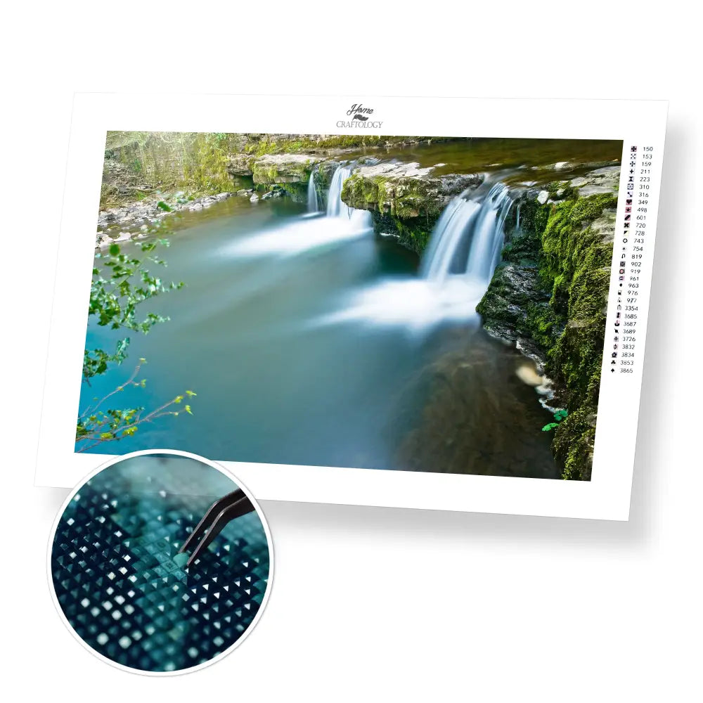 Brecon Beacons - Premium Diamond Painting Kit - 45x30cm / 18x12’’ / Square (Most Popular) - Diamond Painting Kit