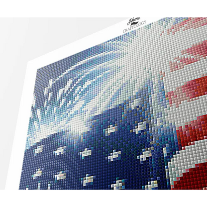 Broad Stripes and Bright Stars - Premium Diamond Painting Kit - Diamond Painting Kit