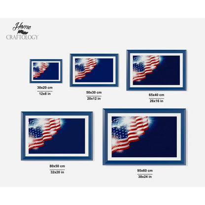 Broad Stripes and Bright Stars - Premium Diamond Painting Kit - Diamond Painting Kit