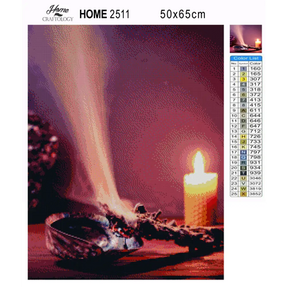 Burning Sage - Premium Diamond Painting Kit - Diamond Painting Kit