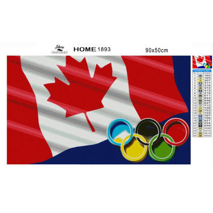 Canada Olympics - Premium Diamond Painting Kit - Diamond Painting Kit